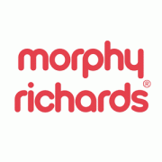Morphy Richards logo on a white background featuring a food mixer.
